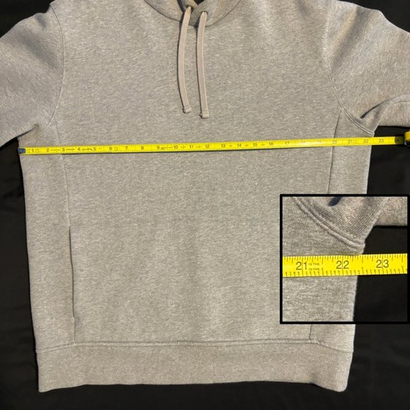 Everlane 365 Fleece Grey Hoodie size Medium in Very Good condition! - Picture 5 of 10